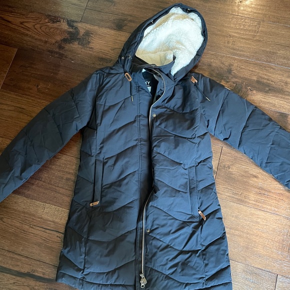 Roxy dryflight insulted jacket with hood - Picture 1 of 9
